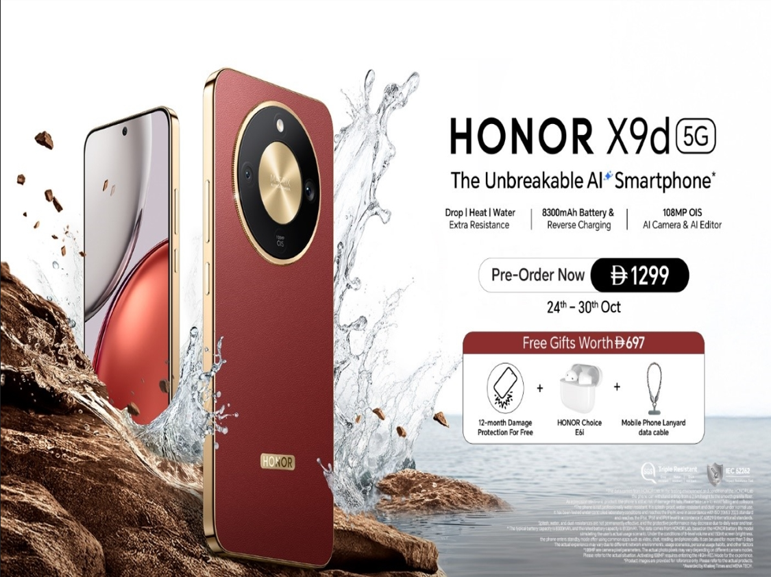 HONOR Unveils the Ultra-Durable AI Smartphone HONOR X9d 5G — A Perfect Fusion of Strength, Power, and Smart Innovation