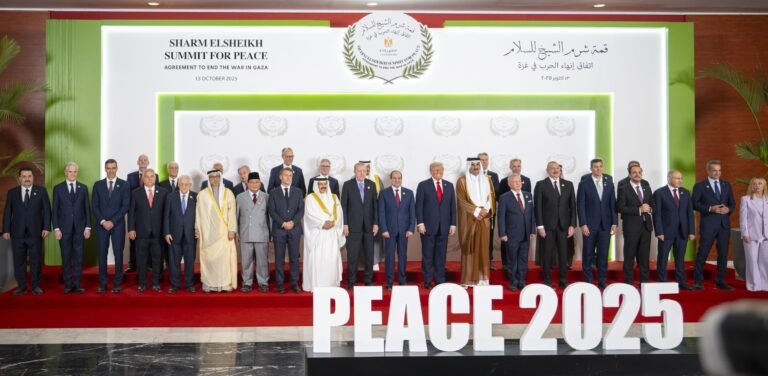 Sheikh Mansour bin Zayed Leads UAE Delegation at Sharm El-Sheikh Peace Summit