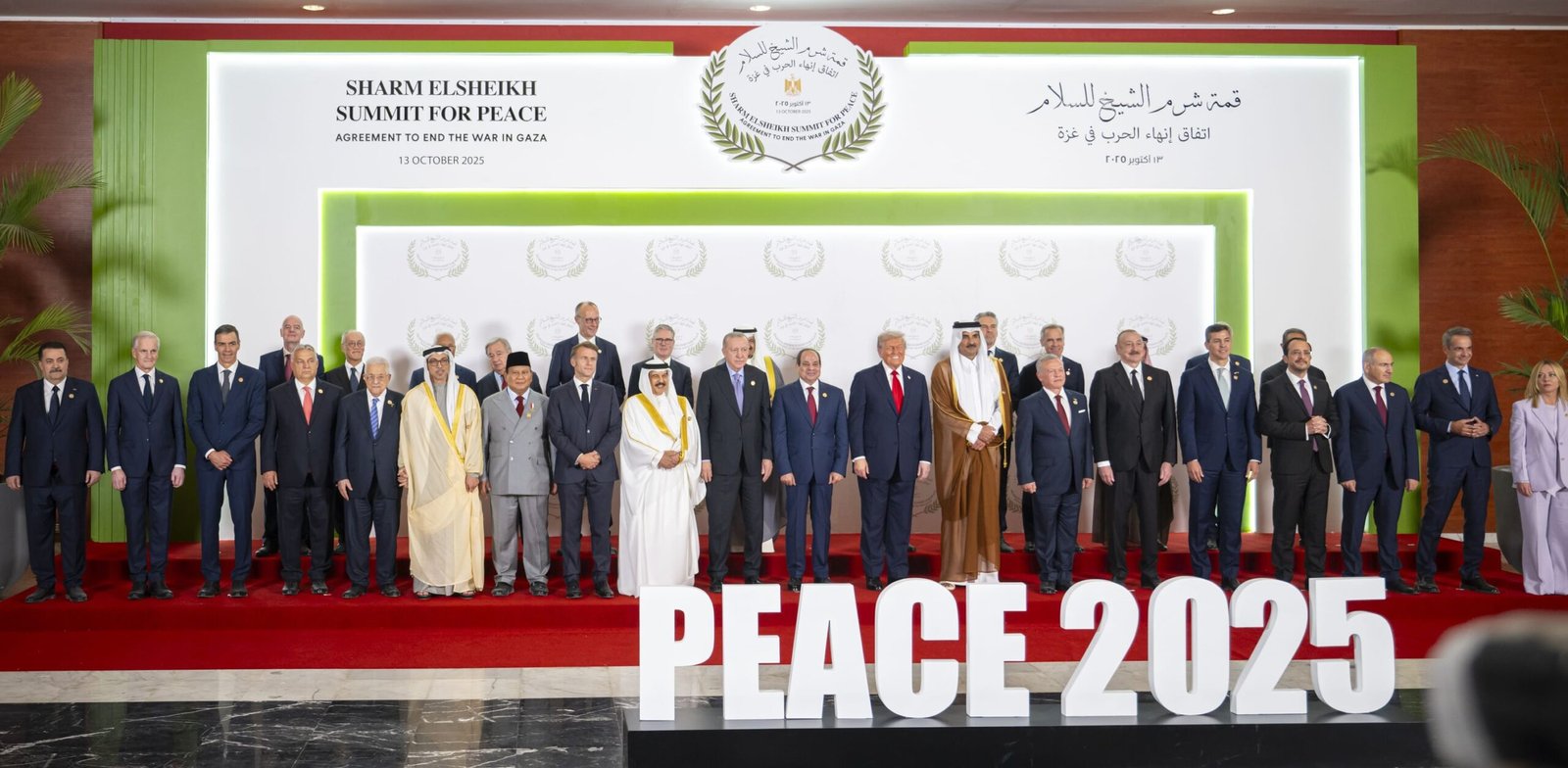 Sheikh Mansour bin Zayed Leads UAE Delegation at Sharm El-Sheikh Peace Summit
