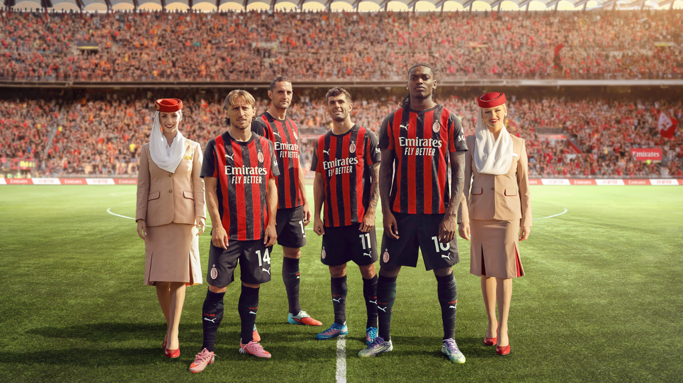 Emirates and AC Milan Extend Their Longstanding Global Partnership